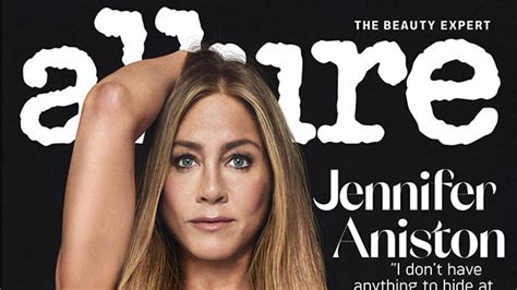 Jennifer Aniston shocks with ‘nipplekini’ Allure cover shoot.